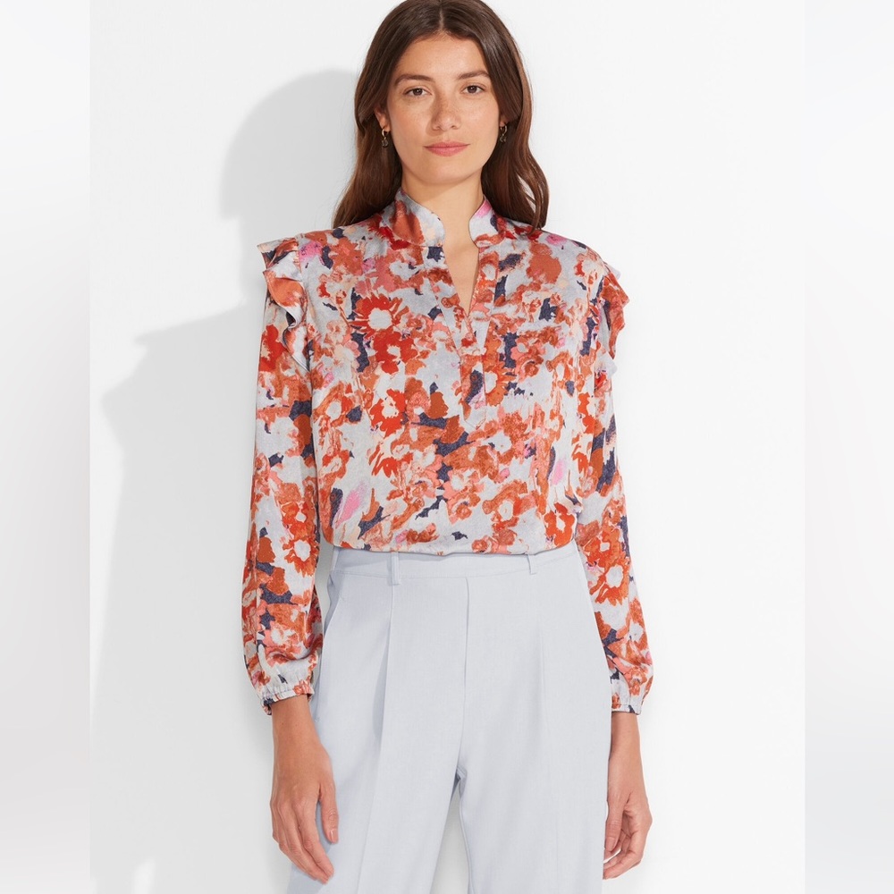 NWT NIC + ZOE PRESSED‎ PETALS TOP
